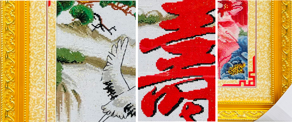 寿字贺寿图仙鹤送寿局部图展示效果