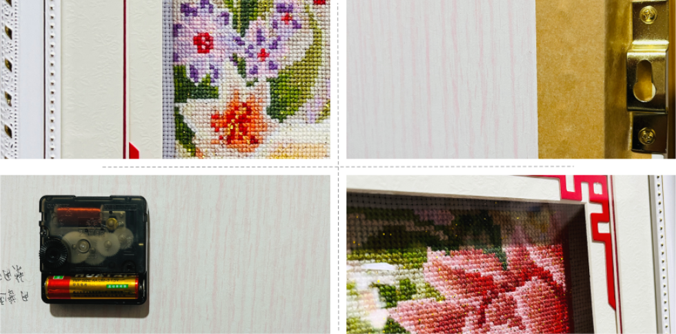 家和福时钟局部展示效果