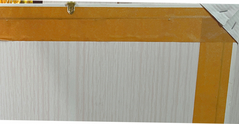 温馨之家牡丹花家字装裱效果