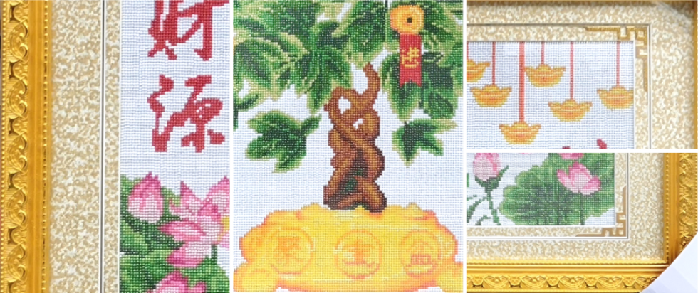 财源滚滚招财树展示效果