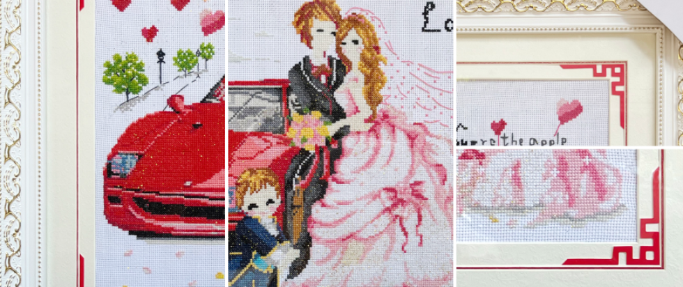 情侣婚纱赛车展示效果