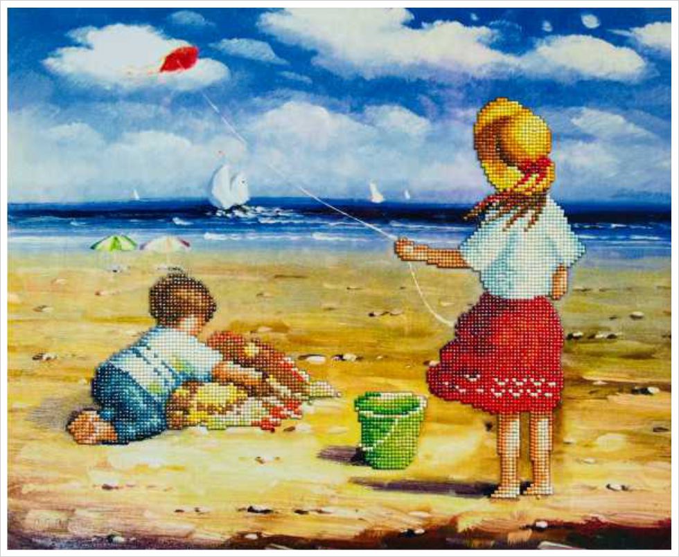 情侣婚纱赛车画芯展示