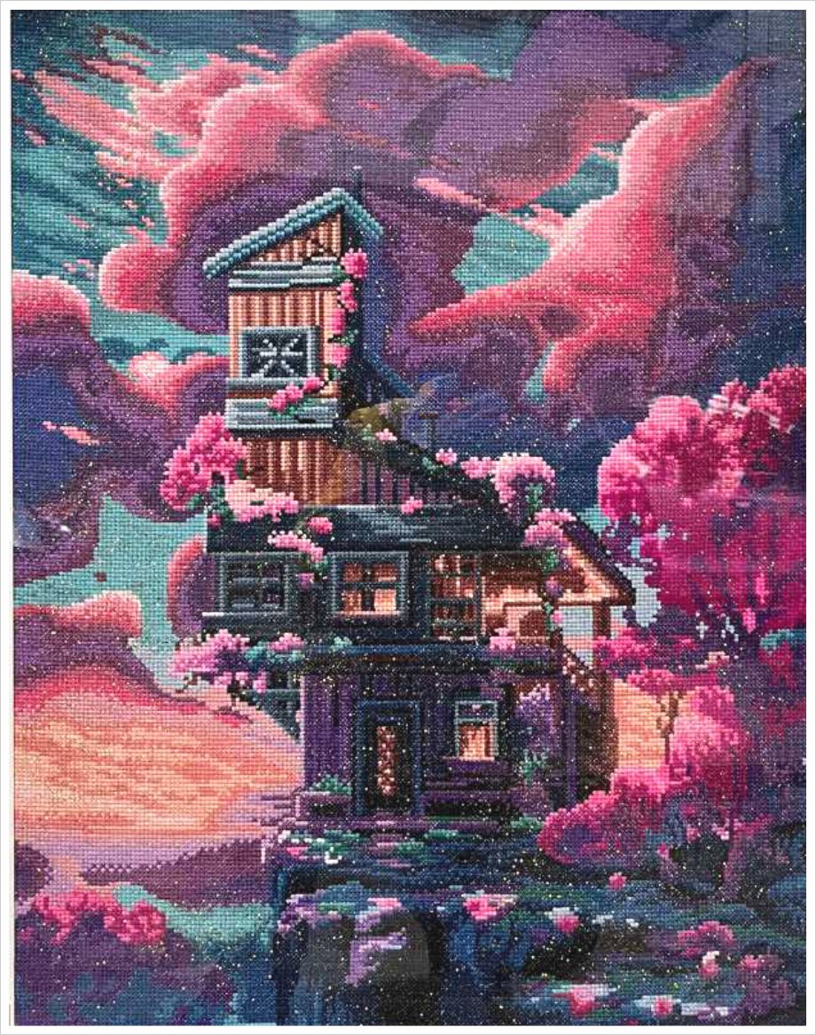 云端小屋画芯展示